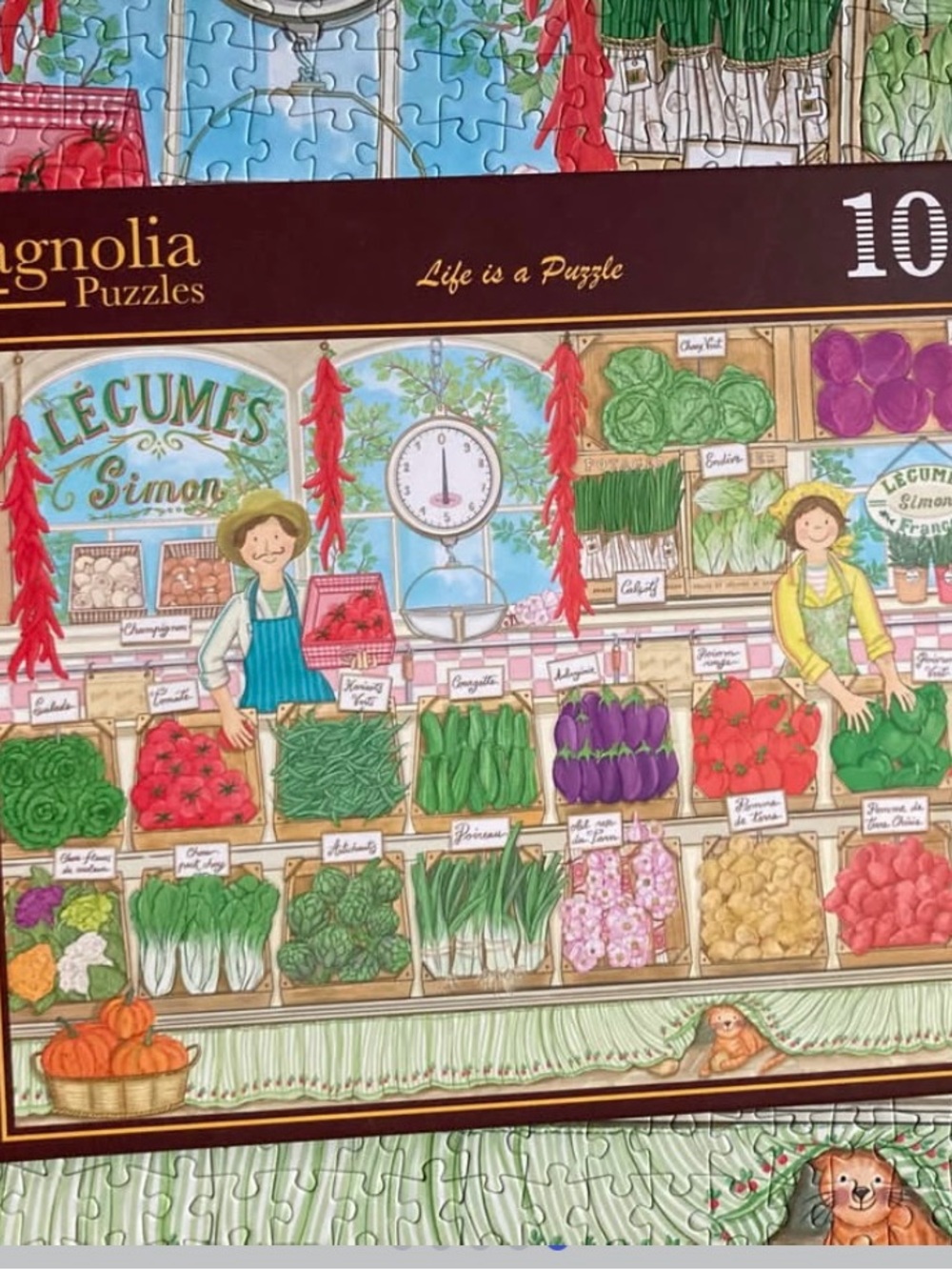 Magnolia Puzzle 1000-Piece - Simon’s Green Grocer - Picture 5 of 5